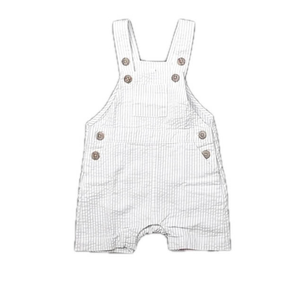 Little Gent Boys Blue Stripe Romper size: 3-6 Months